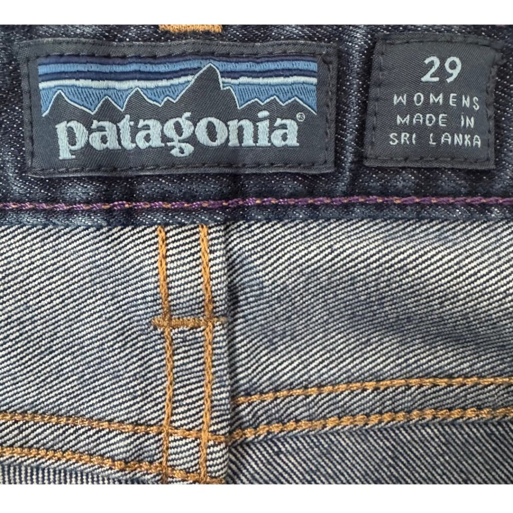 Patagonia Common Threads Organic Cotton Denim Straight Leg Jeans Women's Size 2 - Picture 4 of 5